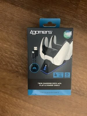 Official Genuine Dual Ps5 Controller Charger With Plug And Play Unopened