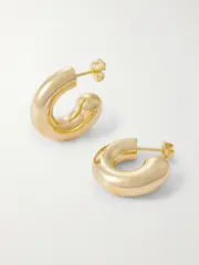 [LIÉ STUDIO] LIÉ STUDIO - The Rose Gold-plated Hoop Earrings - One size One size Gold