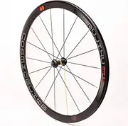 700c Ultralight Road Bike Wheel Front Rear Wheelset 40mm Double Wall Aluminum Alloy Rim 8-11 Speed Cassette Hub 100/130mm Quick Release Wheelset C/V Rim Brake