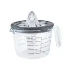 Citrus Lemon Orange Juicer, Gray Manual Hand Squeezer, Glass Citrus Reamer, L...
