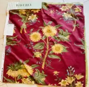 Waverly Upholstery Fabric 25x25 Samples Lot of 4 Sonoma Valley RayonPoly New