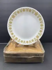 NEW Lot of 12 Vintage Corelle Butterfly Gold Dinner Plates 10-1/4” Yellow NOS