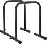 FLEXMAN Pull Up Trainer, Portable Metal Dip Station, Multi Functional Detachable Heavy Duty Dip Stands for Home Gyms, Improving Strength, Endurance