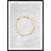 Marble Geode Art Print