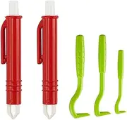 bairong Tick Tweezers for, Children, 3, Tick Hooks and 2, Tick Tweezers, Easy and Safe Tick Remover
