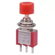 Red On-(ON) Momentary Miniature Push Button Switch SPDT