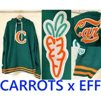 在飛比找蝦皮購物優惠-BLACK全新CARROTS x EFF刺繡貼布胡蘿蔔LOG