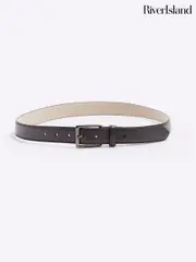 River Island Brown Buckle Belt (Q96440) | $30