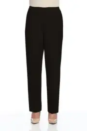 Alfred Dunner Classic Pull On Pants Medium Length Size 14