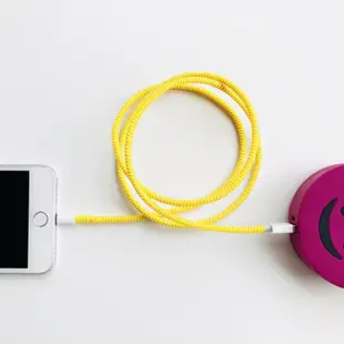 手機充電線保護線 繞線繩 傳輸線保護 Type-C安卓/iPhone蘋果充電線纏繞線 防折斷保護繩 彈簧編織保護繞線繩