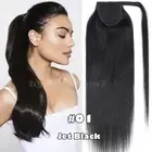 110G Balayage Thick Clip In Remy Human Hair Wrap Around Ponytail Extensions Weft