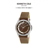 在飛比找蝦皮商城優惠-Kenneth Cole-紐約NYC率性鏤空簡約皮革腕錶