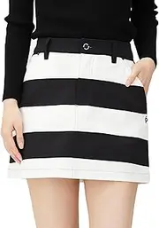 PEARLY GATES(パーリーゲイツ) Parly Gates 055-3234808 Women's Lightweight Skirt (Stretch Border Logo) / Golf