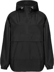 [Generic] Womens Rain Jacket Casual Packable Lightweight Rain Jacket Outdoor Waterproof Trench Coats Windbreaker