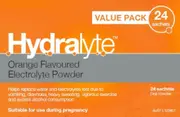 Hydralyte Electrolyte Powder Sachets (Orange) X 24