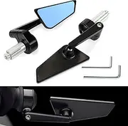 XINGWU Motorcycle Bar End Mirrors Universal 7/8" 22mm Handlebar Mirror CNC for YZF R1 R6 390 790 Duke Ninja 650 Z900 Z650 1290 Super Duke R V4 1100 CBR1000RR GSXR 600 MT07 Cut Edge Rear View Mirror