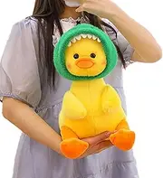 Duck Plush – 9.84-Inches Yellow Duck Stuffed Plush Toy, Soft Throw Pillow | Cute Decorative Duck Pillow, Baby Sleeping Buddy, Comfortable Sofa Cushion, Plush Doll for Kids and Adults