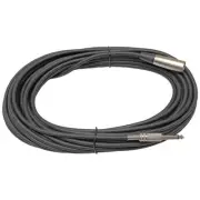 50 ft foot 3pin XLR male to 1/4 MONO ts plug mic microphone cable cord 15m meter