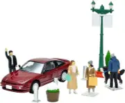 Tomica Nissan 180SX TYPE-II Special Street Diorama Set 1:64 Diecast Car Model