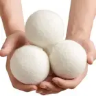 Money-saving Laundry Accessories Eco-friendly Wool Dryer Balls Set for Fabric