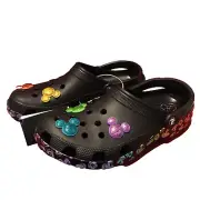 Crocs Classic Disney Mickey Mouse Rainbow Celebration Clogs Men’s Size 12 NEW