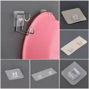 Waterproof Strong Adhesive Hook Shelf Sticker for Bathroom Kitchen Wall Shelf Ra