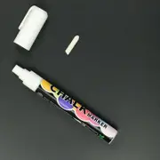 2x 6mm White Liquid Chalk Pen Marker For Windows Glass Chalkboard Blackboard Art