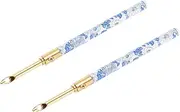 HOODANCOS 2pcs Punch Needle Sewing Kit Ergonomic Embroidery Tools for DIY Crafts Suitable for Beginners Durable Accessories for Cross Stitch Home Decor and More
