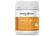 Healthy Care Garlic Oil 5000mg - Immune & Heart Support, 150 Capsules