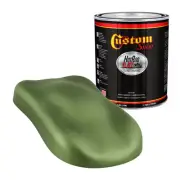 Hot Rod Flatz Medium Green Metallic Urethane Auto Flat Car Paint, Gallon Only