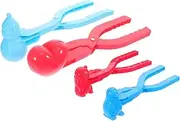 Totority 4pcs Clip Sleds for Clip Snowman Shape Snow Ball Molds Snow Cone Machine Snowman Inflatable Tube Sleds Winter Winter Accessories Plastic