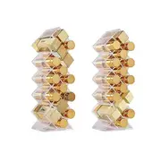 Lipstick Holder Organizer 32 Spaces Acrylic Stackable for Lipgloss Organizers Makeup Vanity Display(2 Pack)