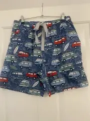 Peter Alexander Mens Pyjama Shorts Combi Van Medium