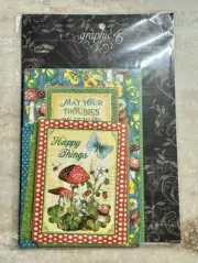 Graphic 45 *LITTLE THINGS* Journaling & Ephemera CARDS Brand 2022 NEW