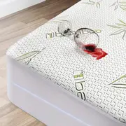 100% Waterproof Bamboo Mattress Protectors Mattress Cover King Queen Double Single