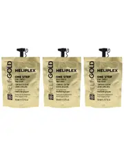 Helis Gold 1.7oz Heliplex One Step Hair Serum Pack of 3