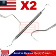 X2 Endodontic Tartar Calculus Plaque Remover Explorer 23/17A Tooth Scraper New