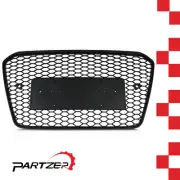 For 2013-2016 Audi A5 S5 B8.5 RS Matte Black Honeycomb Mesh Front Bumper Grille (for: Audi)