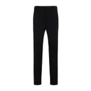 [Saint Laurent] Saint Laurent-Black Wool Trouser Tux-Uomo 50 IT