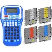 G&G RM-GG-910 Thermal Label printer with 16x P-Touch Label Tape 12mmx8m Bundle