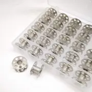 25PCS Metal BOBBINS with Clear Box # 0115367000-B Alt# 0015367200 for Bernina Bo