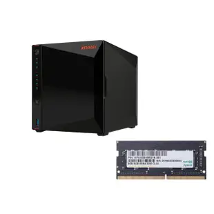 【ASUSTOR 華芸】搭 8G 記憶體 ★ AS5304T 4Bay NAS 網路儲存伺服器