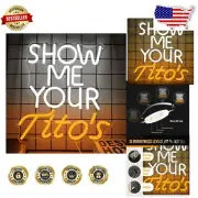 Light Up Your Party with Adjustable Brightness Show Me Your Titos Neon Light