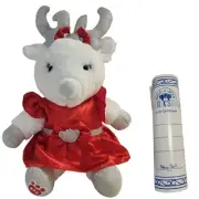 Build A Bear Workshop 14" Reindeer Teddy Stuffed Plush Christmas New
