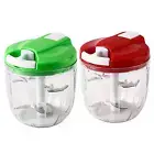 Vegetable Fruit Chopper Cutter Pull Type Onion Garlic Mincer Veggie Slicer