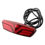 Waterproof Rear Brake Light for 48V Electric Bikes Reliable Safety Feature