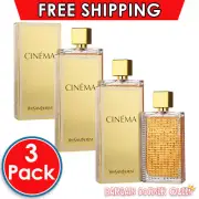3 x Yves Saint Laurent Cinema Eau De Parfum Fragrance Spray Women Perfume 90mL