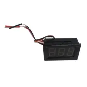 3-Wire Digital Voltmeter DC 0-30V LED Display Voltage Tester (Red/Green/Blue)