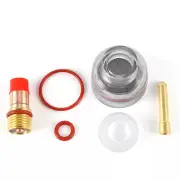6pcs Gas Lens Collet Glass Cup for TIG-17/18/26 Argon Arc Welding Torch Fittin3M