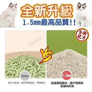 【咪咪購物】最高品質1.5ｍｍ｜豆腐貓砂5入組(豆腐貓砂 除臭貓砂 貓砂 咪咪貓砂 凝結貓砂 CAT LITTER)